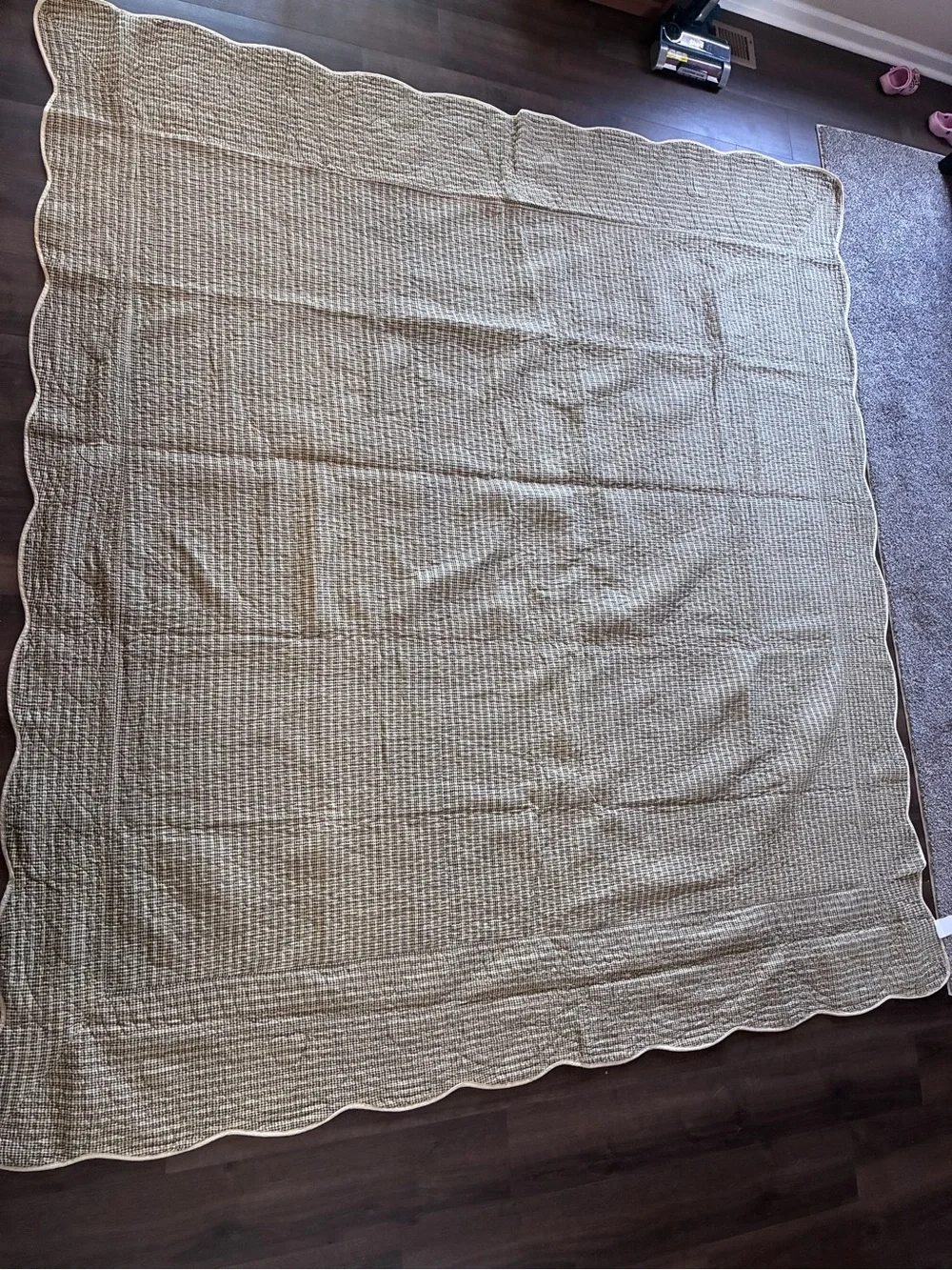 King Patchwork Quilt & Sham Rustic Star 105x95